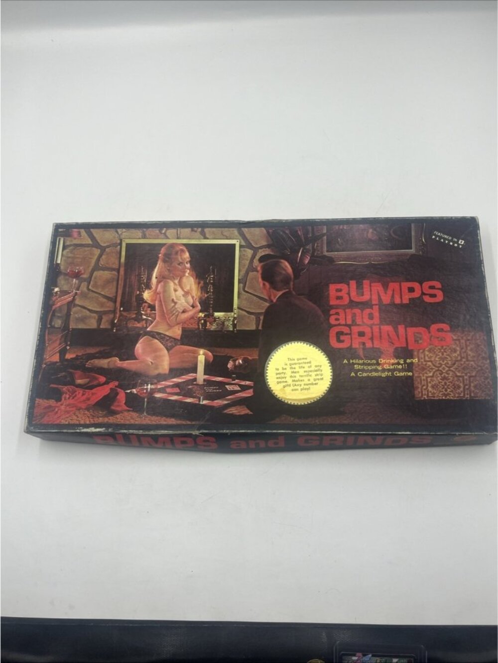 VINTAGE 1970 Diplomat Bumps and Grinds Drinking / Stripping Board Game Playboy✅